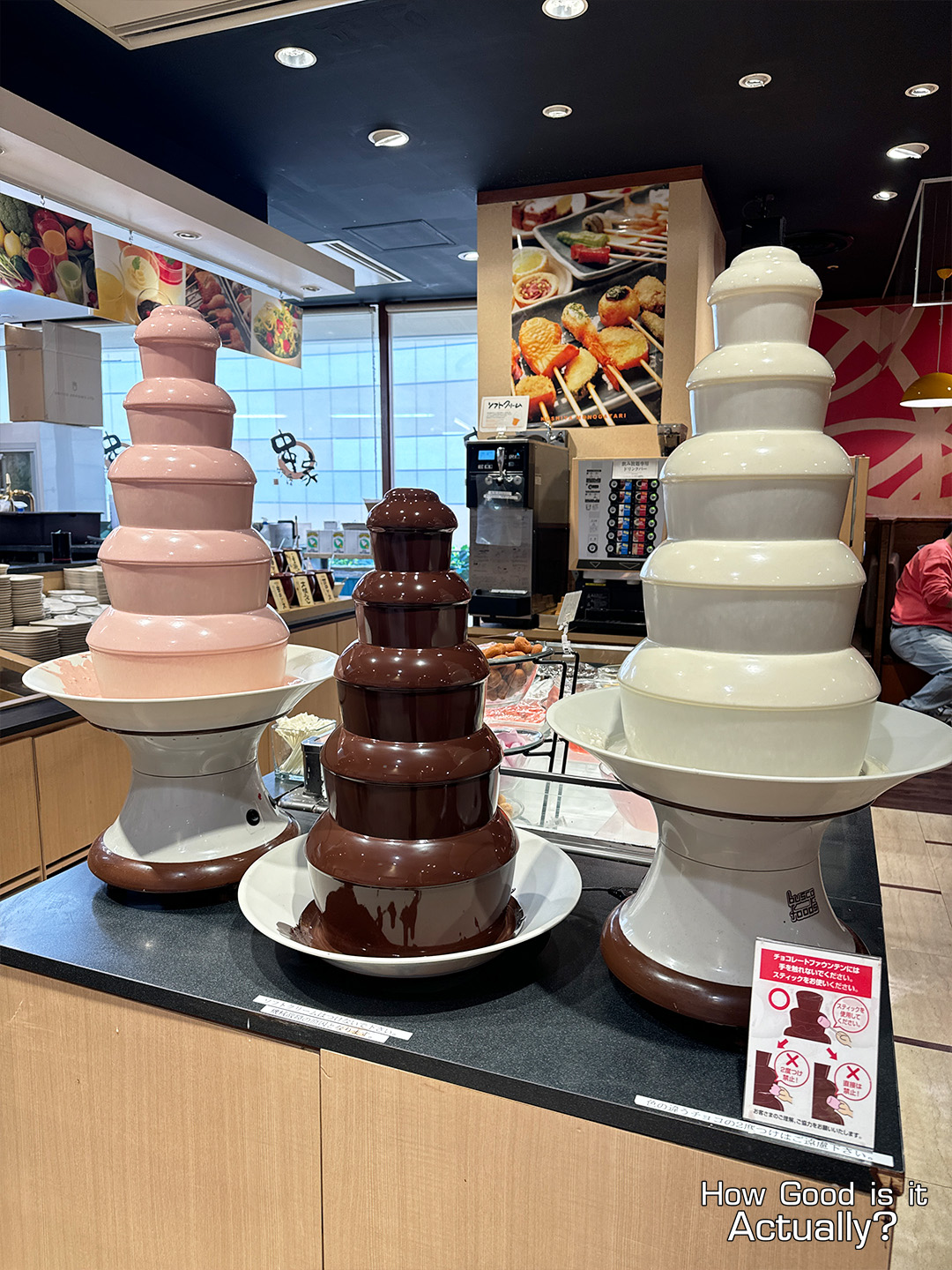 Kushiya Monogatari Fondue Station at the Dessert Bar