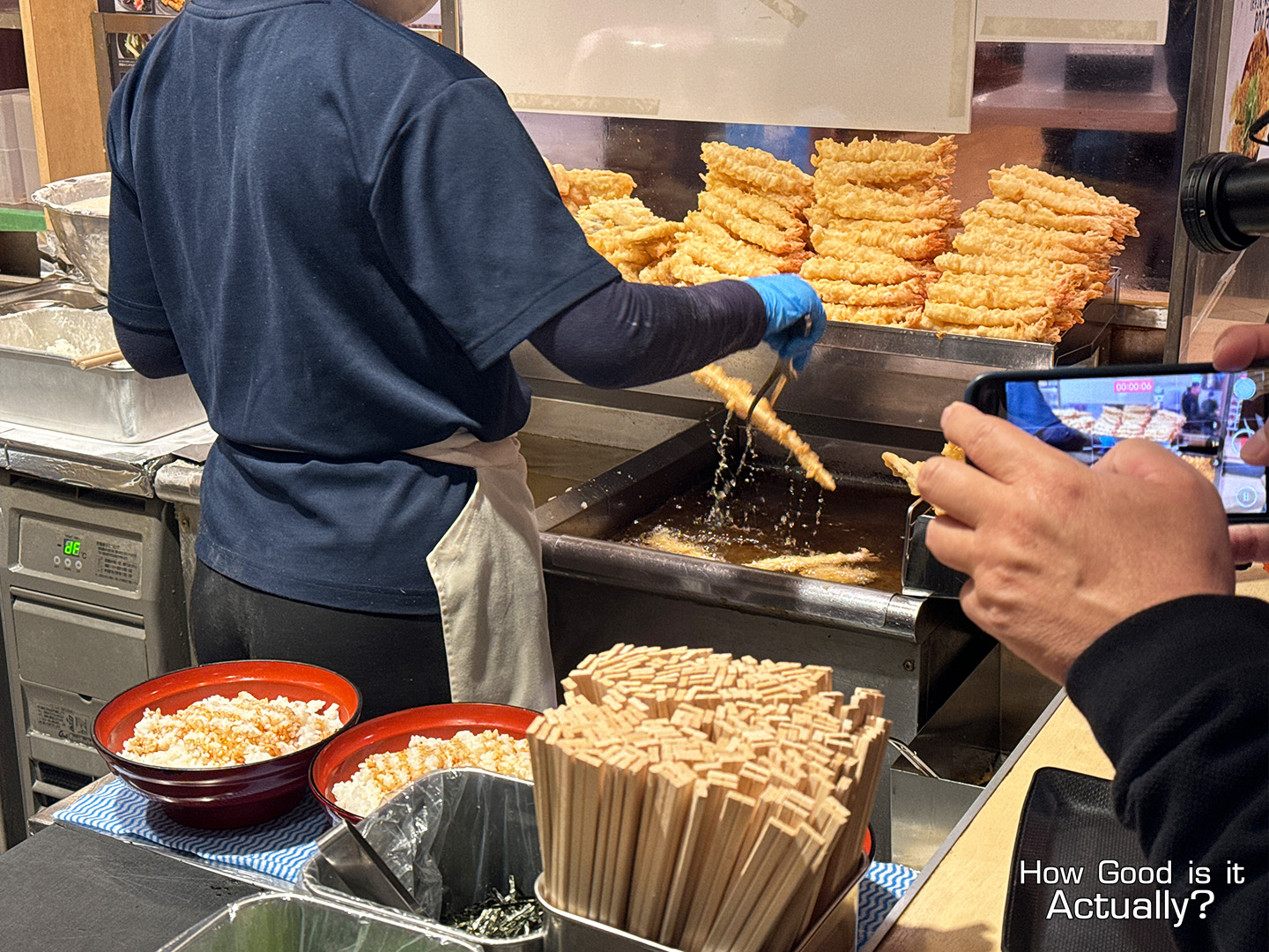 Tempura no Yama Frying of Tempura