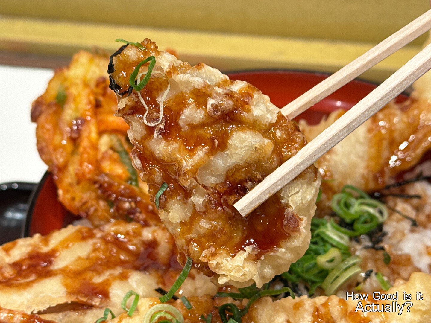 Tempura no Yama Closeup of Kisu Tempura